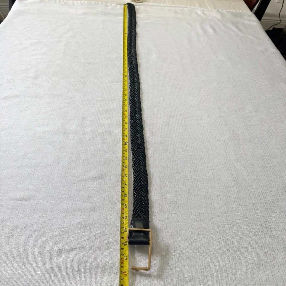 Zadig & Voltaire La Cecilia Obsession Belt Noir OS Braided leather C Buckle
